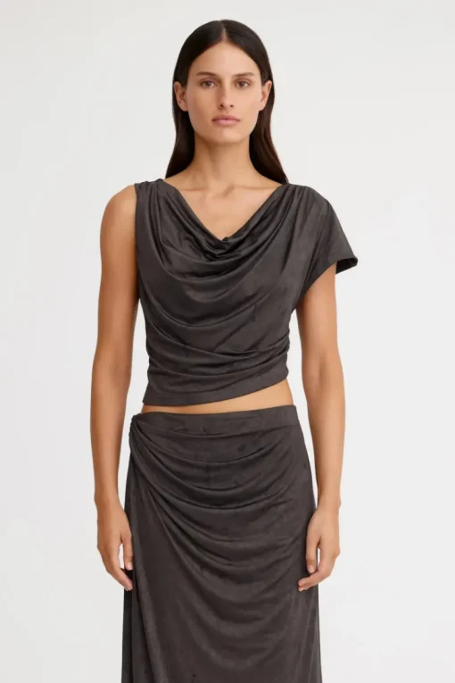 Significant Other - PRIYA TOP (CHARCOAL)