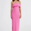 Significant Other - QUINN ONE SHOULDER DRESS (POP PINK)