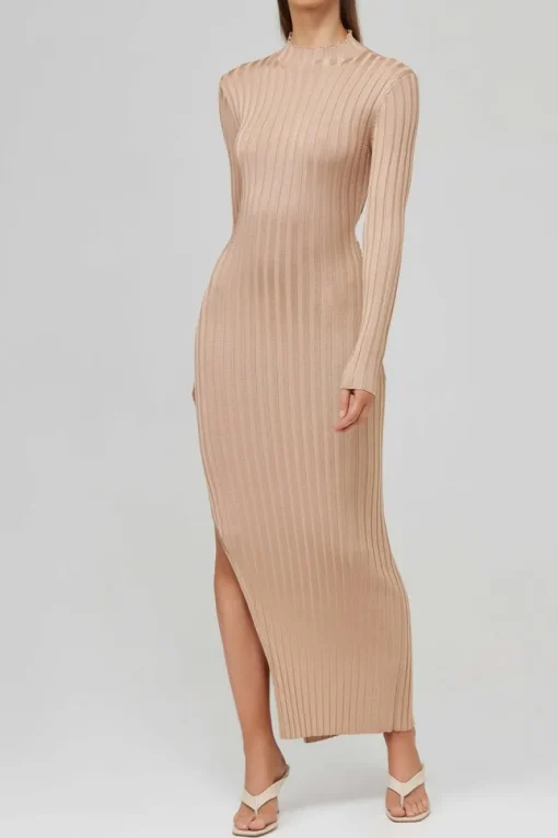 Significant Other - Sylvia Knit Dress (Champagne) Final Sale