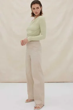 Sovere Studio SOVERE / STUDIO - ECLIPSE TOP (ARTICHOKE) FINAL SALE