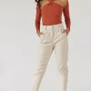 Sovere Studio SOVERE / STUDIO - Happening Leatherette Pant (Bone)