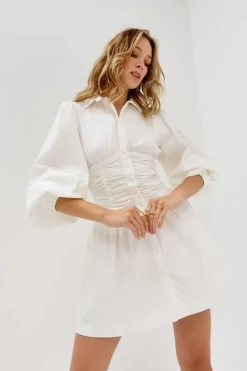 Sovere Studio SOVERE / STUDIO - Refresh Shirt Dress (Chalk)