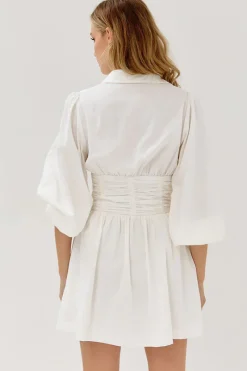 Sovere Studio SOVERE / STUDIO - Refresh Shirt Dress (Chalk)