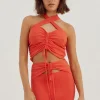 Sovere Studio SOVERE / STUDIO -ALLURE KNIT TOP (SOLAR RED)