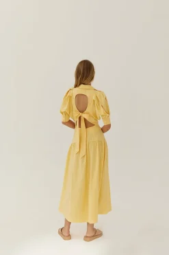 Sovere Studio - Hush Midi Shirt Dress (Butter)