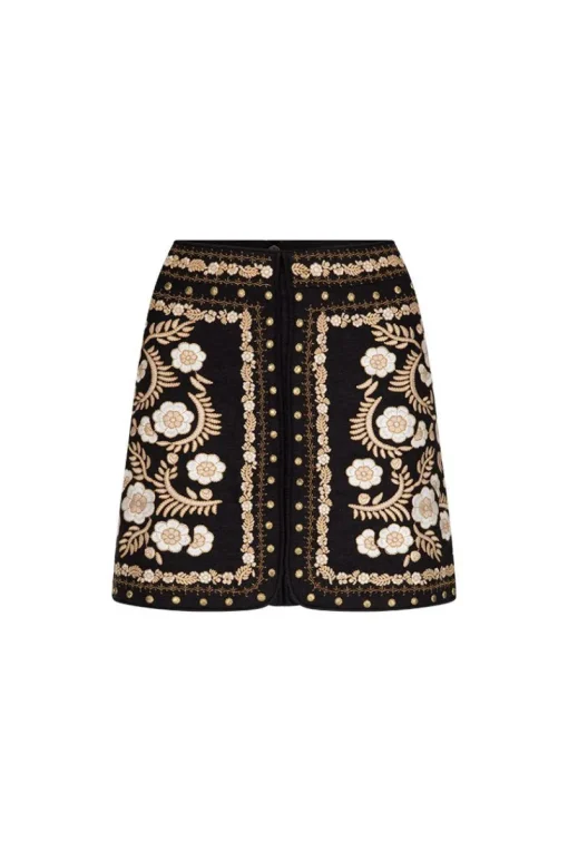 Spell AND THE GYPSY COLLECTIVE - REMI MINI SKIRT (MIDNIGHT)