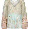 Women Spell AND THE GYPSY COLLECTIVE - SWEET NOTHINGS BLOUSE (PEPPERMINT)