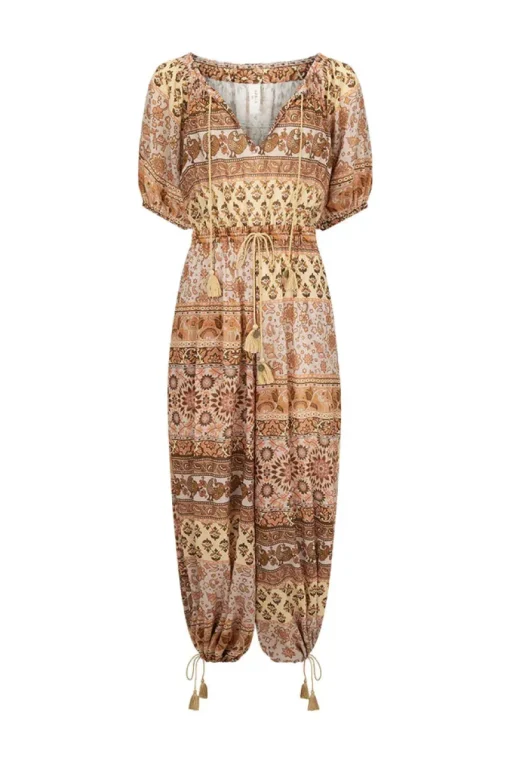 Women Spell AND THE GYPSY COLLECTIVE - LOVERS BEACH JUMPSUIT (MAUVE)