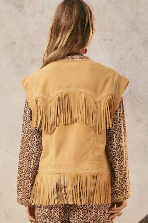 Spell AND THE GYPSY COLLECTIVE - FEARLESS HEART SUEDE FRINGE VEST