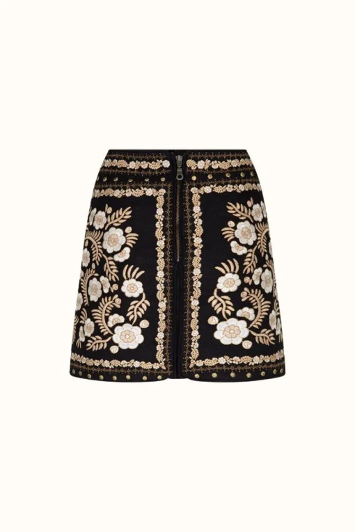 Spell AND THE GYPSY COLLECTIVE - REMI MINI SKIRT (MIDNIGHT)