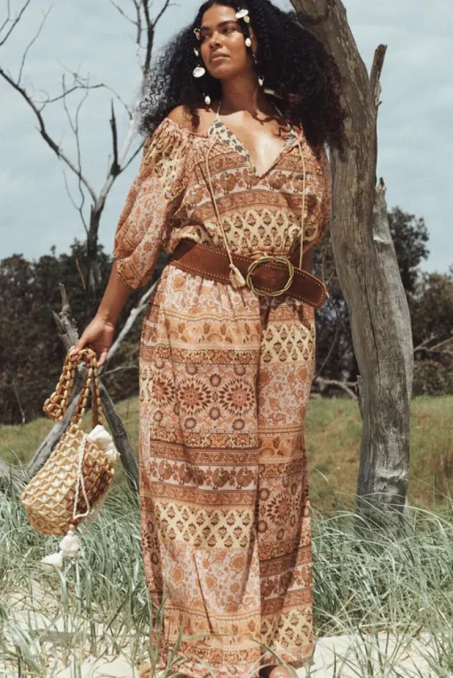 Women Spell AND THE GYPSY COLLECTIVE - LOVERS BEACH JUMPSUIT (MAUVE)