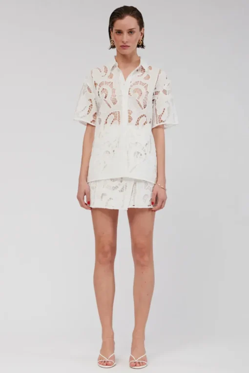 Women Suboo - FLORENCE LACE SKIRT (WHITE)