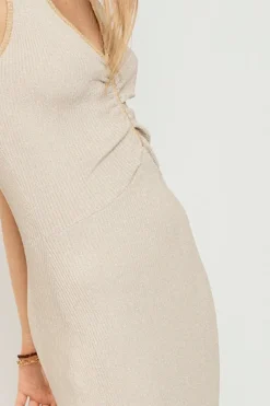Suboo - Sonnet Knit Dress (Beige Yellow)