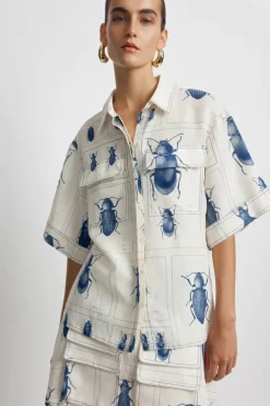 Women SUNSET LOVER - BEETLE UTILITY SHIRT