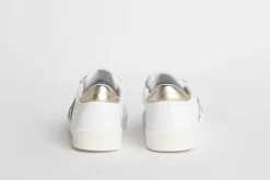 Women Superga - 2843 Club S Comfort Leather Glitter (White Platinum)
