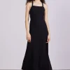 Third Form - Bouquet Lace Back Slip (Black) FINAL SALE