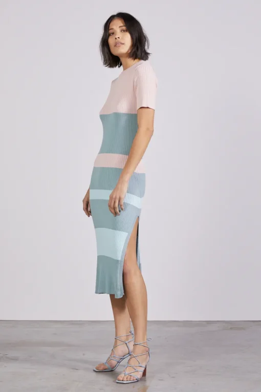 Third Form - Candy Bar Knit Tee Dress