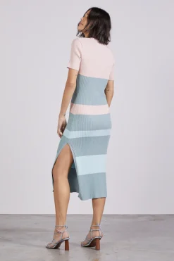 Third Form - Candy Bar Knit Tee Dress