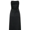 Third Form - Long Nights Lace Back Dress (Black)