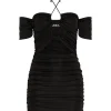 Third Form - Look Through Off Shoulder Mini (Black)