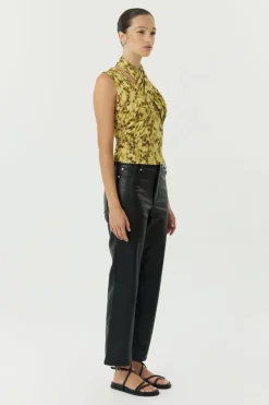 Third Form - WISTERIA WRAP NECK TANK TOP (WISTERIA)