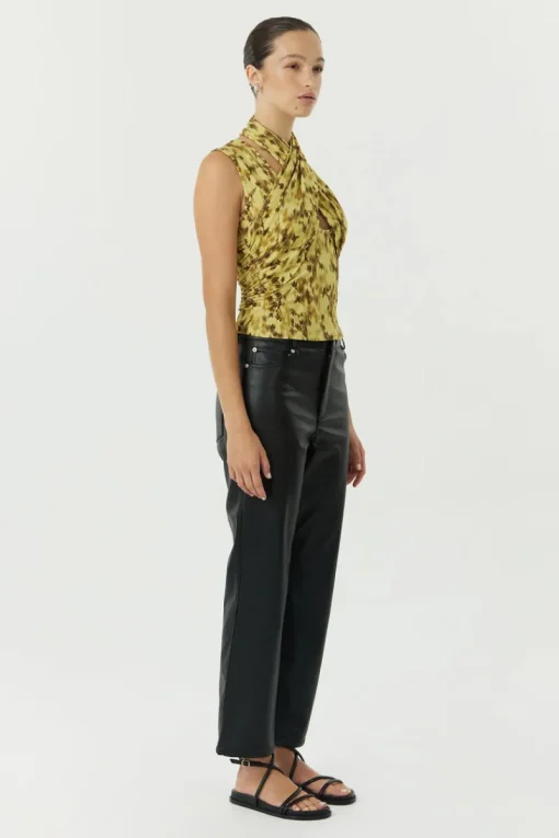Third Form - WISTERIA WRAP NECK TANK TOP (WISTERIA)