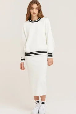 Vestire : Sure Thing Sweater (White)